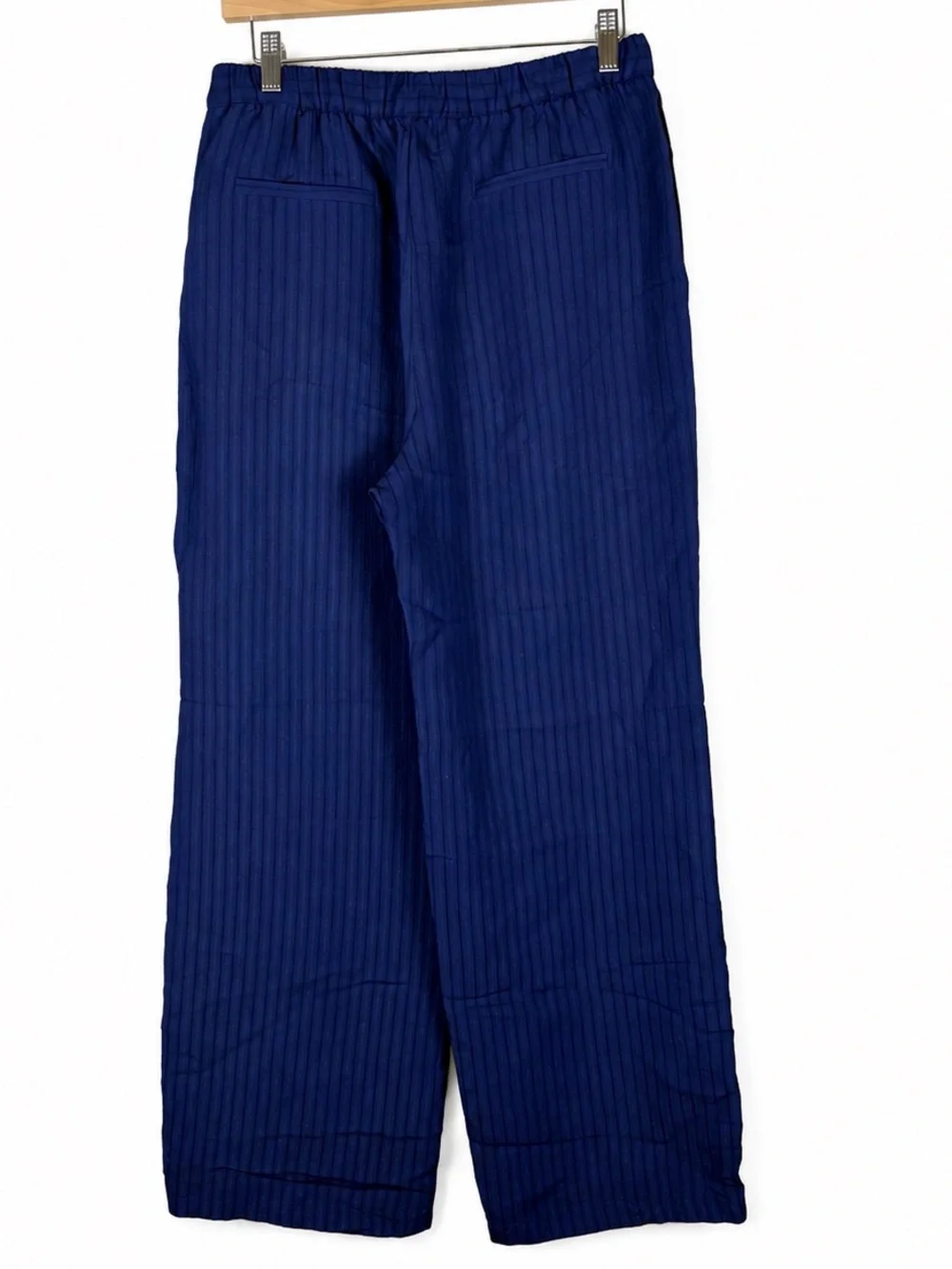 Zara Women’s Striped Jacquard Shirt and Wide Leg Pants Matching Set Size Small
